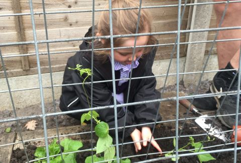 Proud of her Planting-Mad Pre-Prep