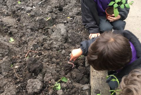 Proud of her Planting-Mad Pre-Prep