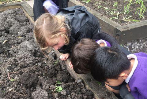 Proud of her Planting-Mad Pre-Prep