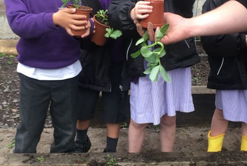 Proud of her Planting-Mad Pre-Prep