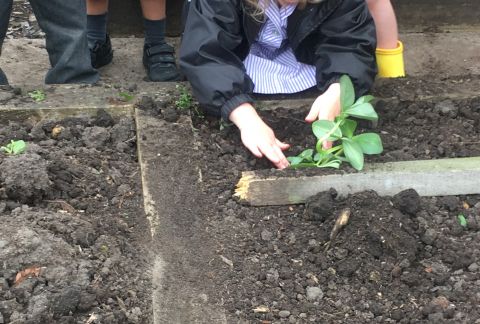 Proud of her Planting-Mad Pre-Prep