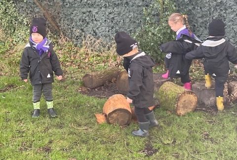 Forest School Starts in Nursery