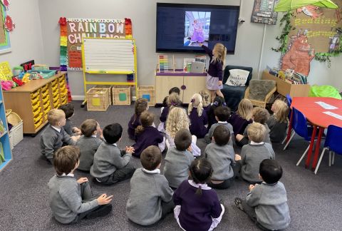 A Snap Shot of The First Half-Term in Reception